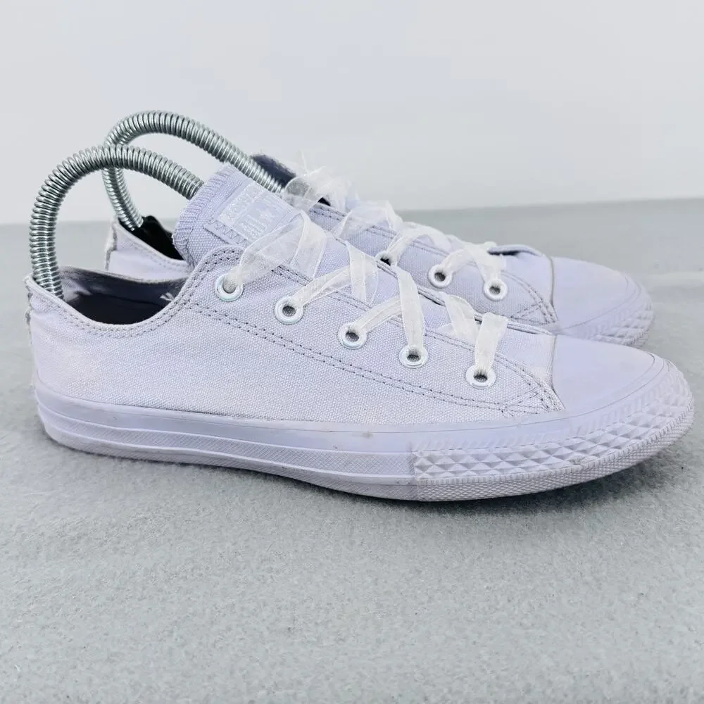 Converse All‎ Star Canvas Sneakers Lavender Youth Low Top US 3 Pastel Purple